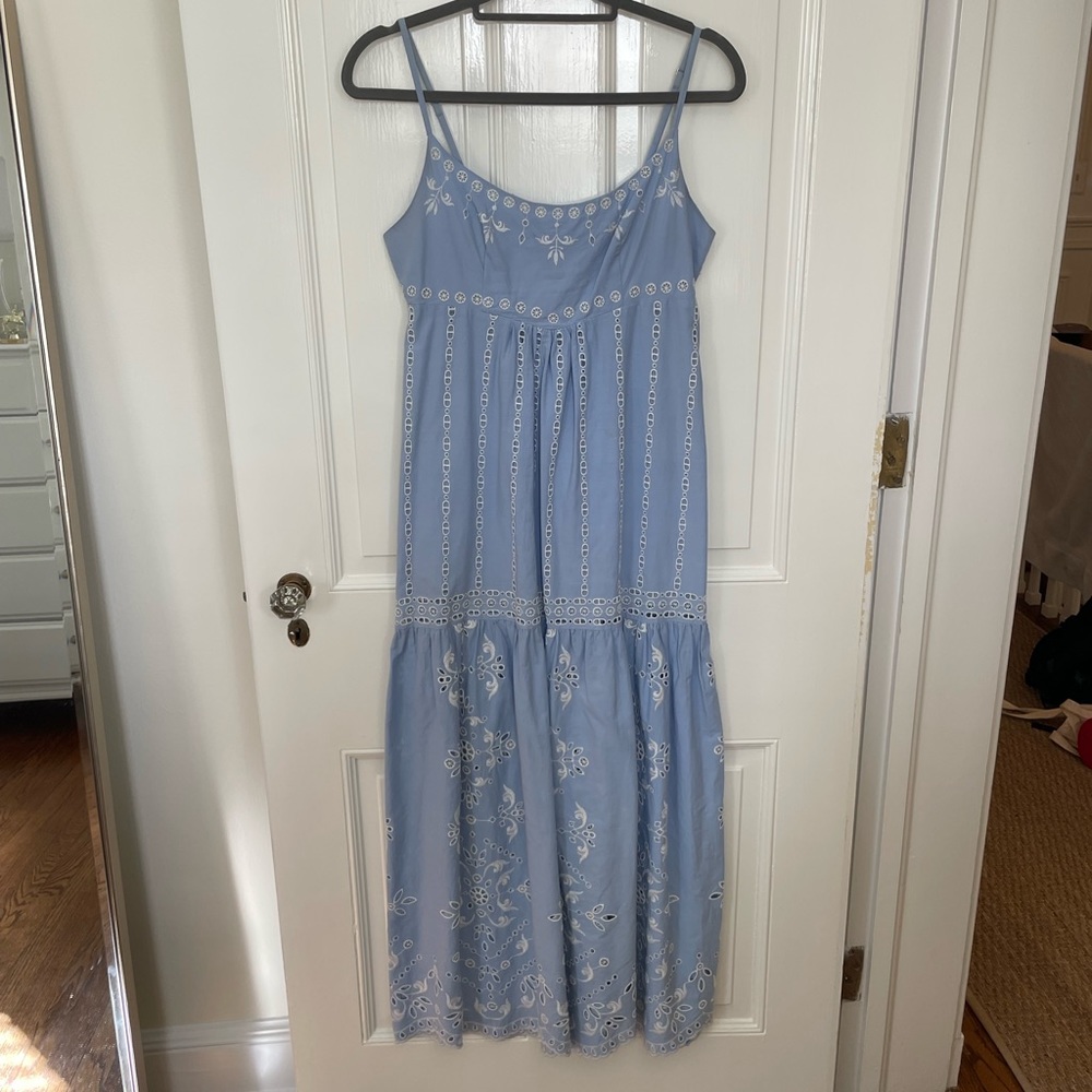 INTERMIX blue maxi dress